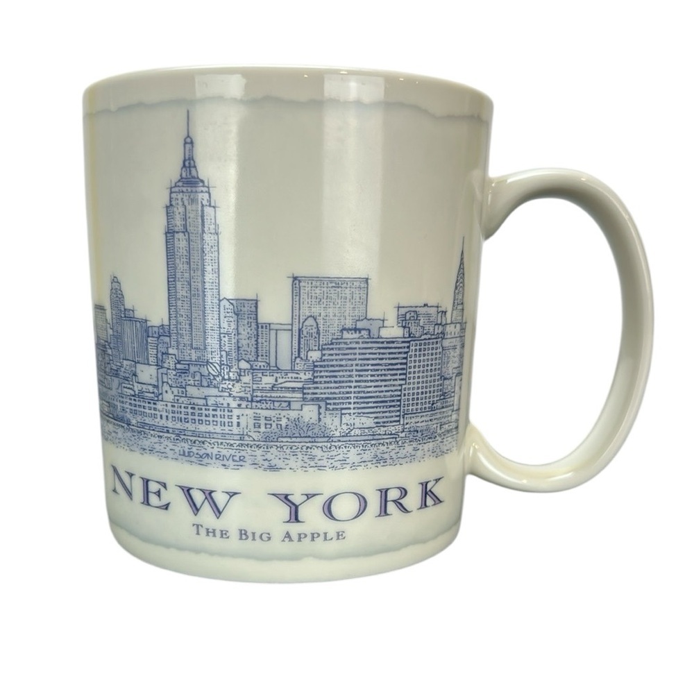 Starbucks Coffee Mug 2008 New York/Big Apple Metropolitan Profile Architecture